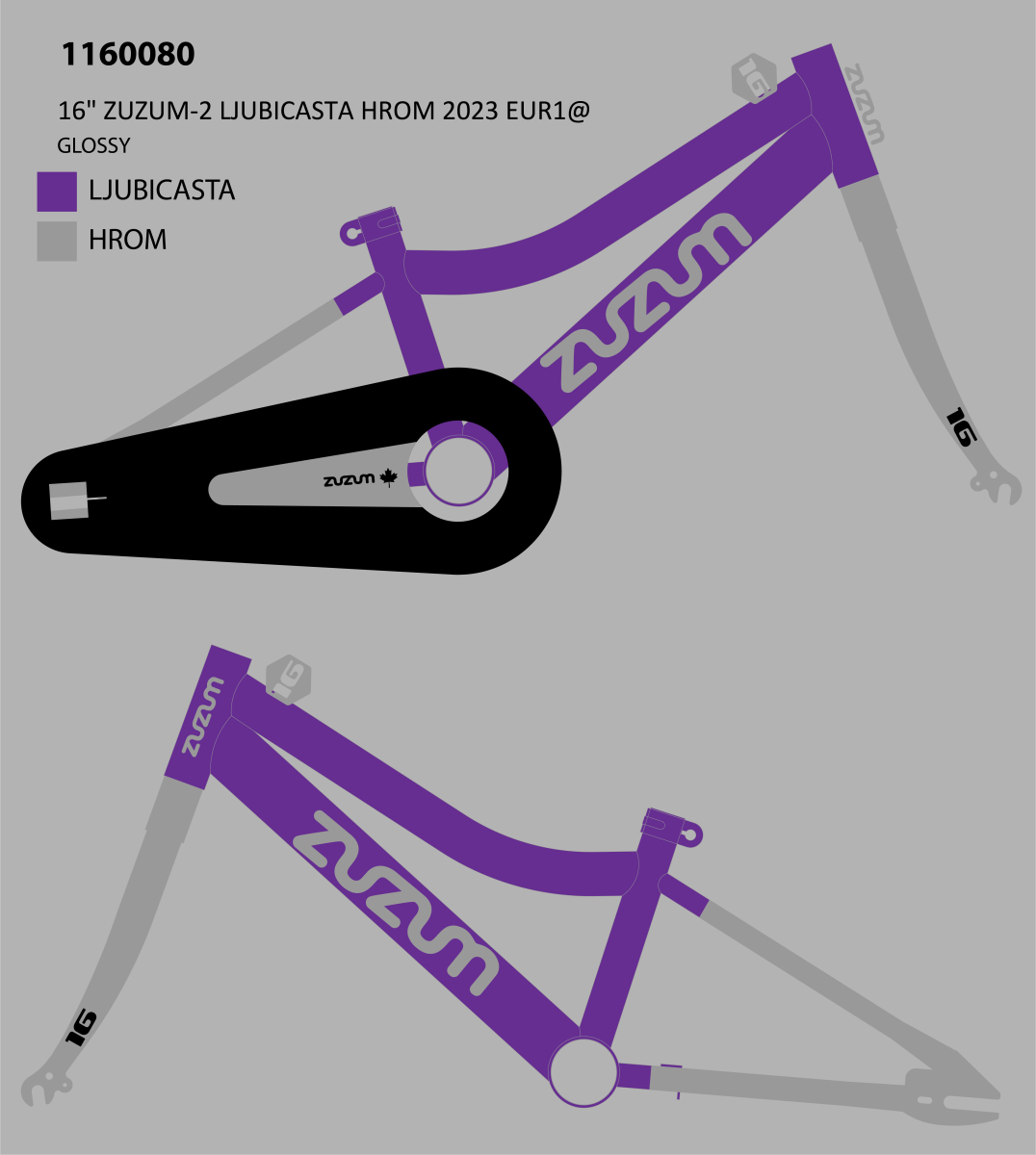 F.RAM CASSINI 16 zuzum-2 ljubicasta hrom 2023 eur1@